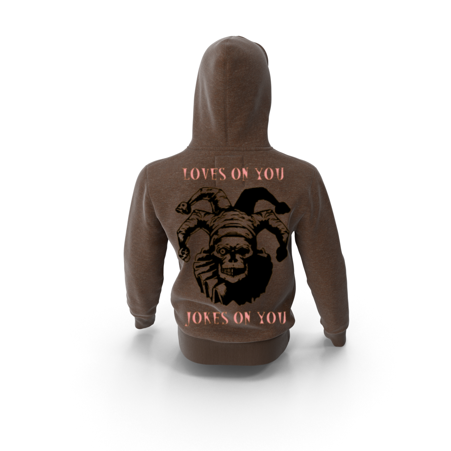 Brown/Pink/Black Hoodie